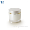 Wide Mouth Double Wall Cylinder Acrylic Cream Jar